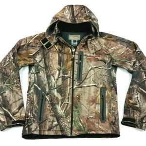 Sitka Camo Fleece Lined Hunting Jacket Medium